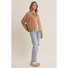 Load image into Gallery viewer, Rustic Road Mineral-Washed Twill Oversized Layering Jacket