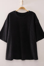 Load image into Gallery viewer, NT12901-Textured Short Sleeve Top