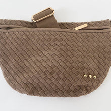 Load image into Gallery viewer, Suede Westlyn Woven Bum Bag