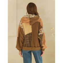 Load image into Gallery viewer, Patchwork &amp; Petals Hooded Jacket