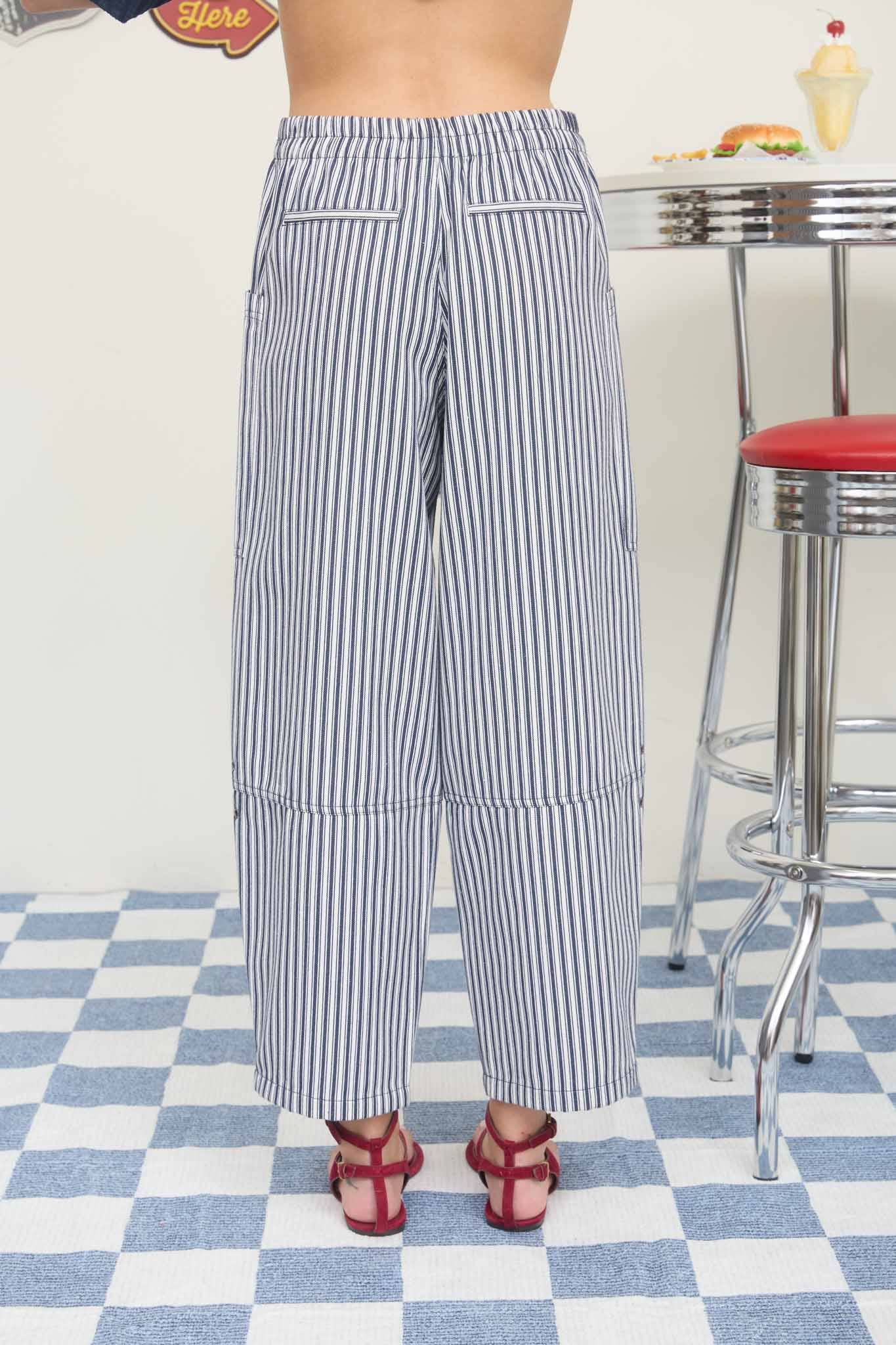 Stay Awhile Striped Wide Leg Pants