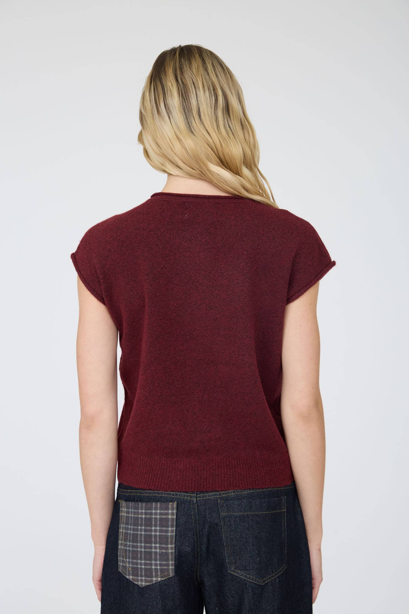 Simple Moments Sleeveless Cardigan