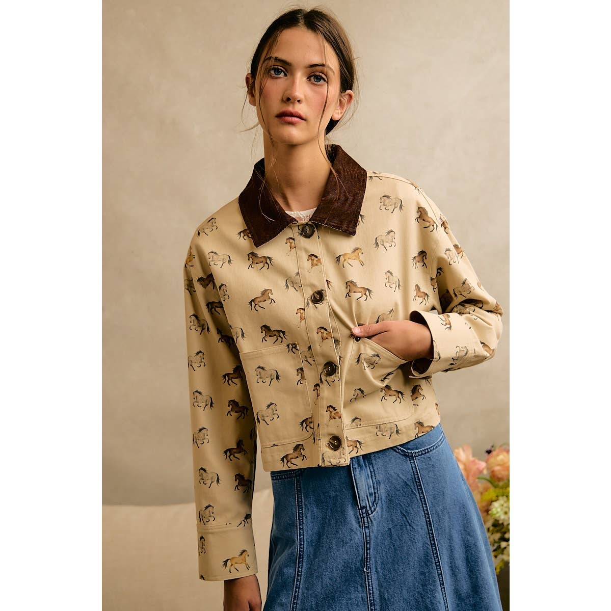 Easy Rider Horse Print Jacket