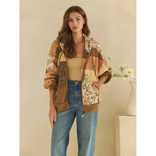 Load image into Gallery viewer, Patchwork &amp; Petals Hooded Jacket