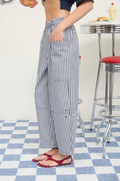Stay Awhile Striped Wide Leg Pants