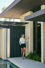 Load image into Gallery viewer, After Hours Lace Trim Classic Tailored Pleated Shorts