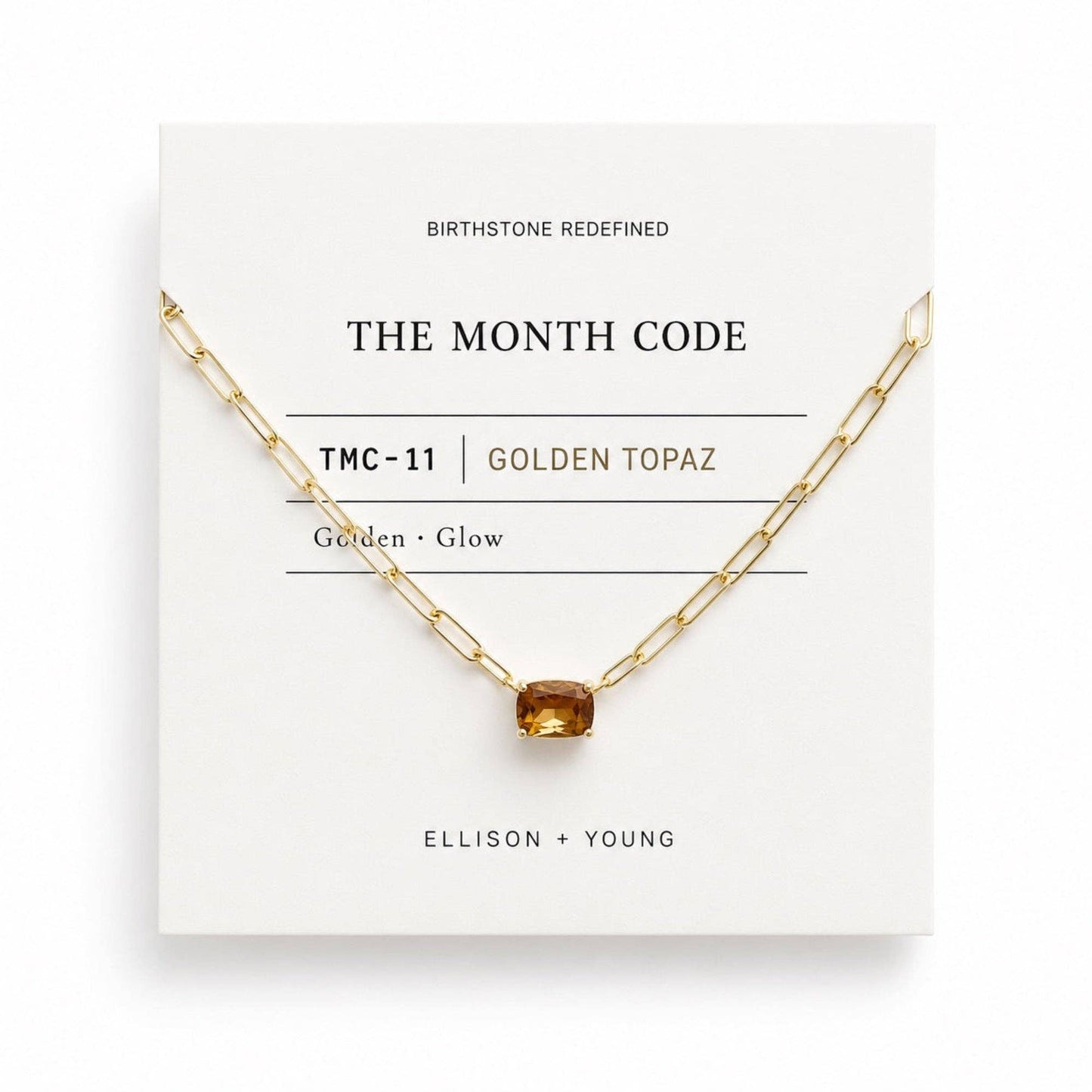 The Month Code Birthstone Necklace Collection
