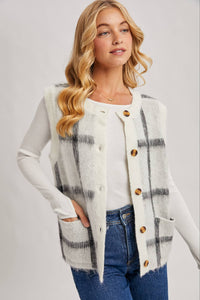 Cozy Cabin Knit Sweater Vest