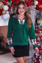 Load image into Gallery viewer, Juniper Plaid Pullover Top
