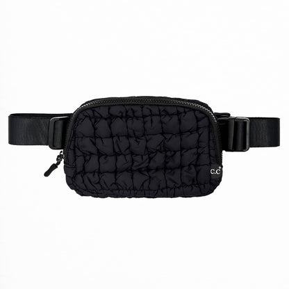 CC Quilted Puffer Belt Bag Fanny Pack
