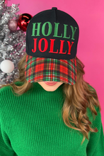 Load image into Gallery viewer, Holly Jolly Plaid Hat