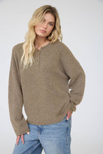 Load image into Gallery viewer, Neutral Territory Henley  Sweater