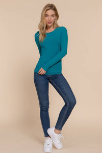 The Base Layer Long Sleeve Ribbed Top