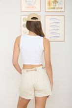 Load image into Gallery viewer, Seashell Graphic Sleeveless Crop Top