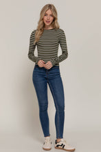 Load image into Gallery viewer, Stripes &amp; Vibes Long Sleeve Striped Knit Top