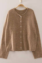 Load image into Gallery viewer, 12W3789N-Soft Touch Button Cardigan