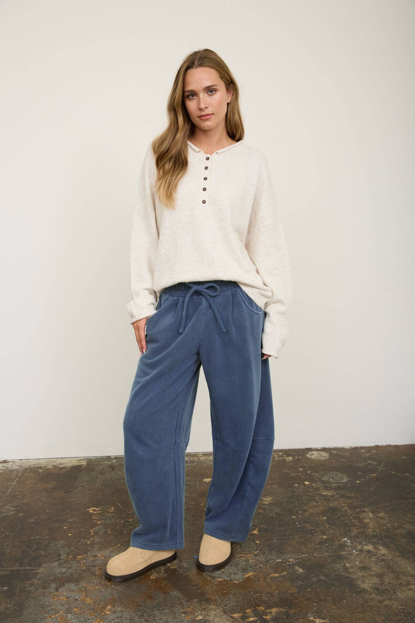 Slow Mornings Wide Leg Sweatpants