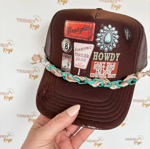Cowgirl Sh!t Trucker Hat w Chain