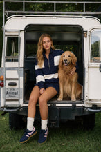 Load image into Gallery viewer, WIDE STRIPE ELASTIC WAIST KNIT SHORTS