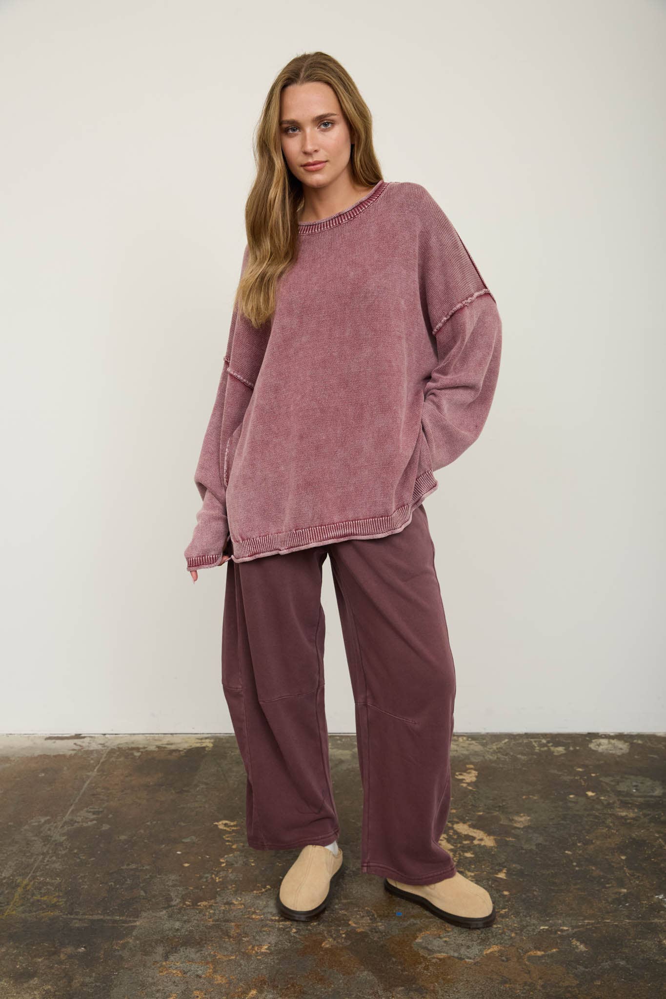 Slow Mornings Wide Leg Sweatpants