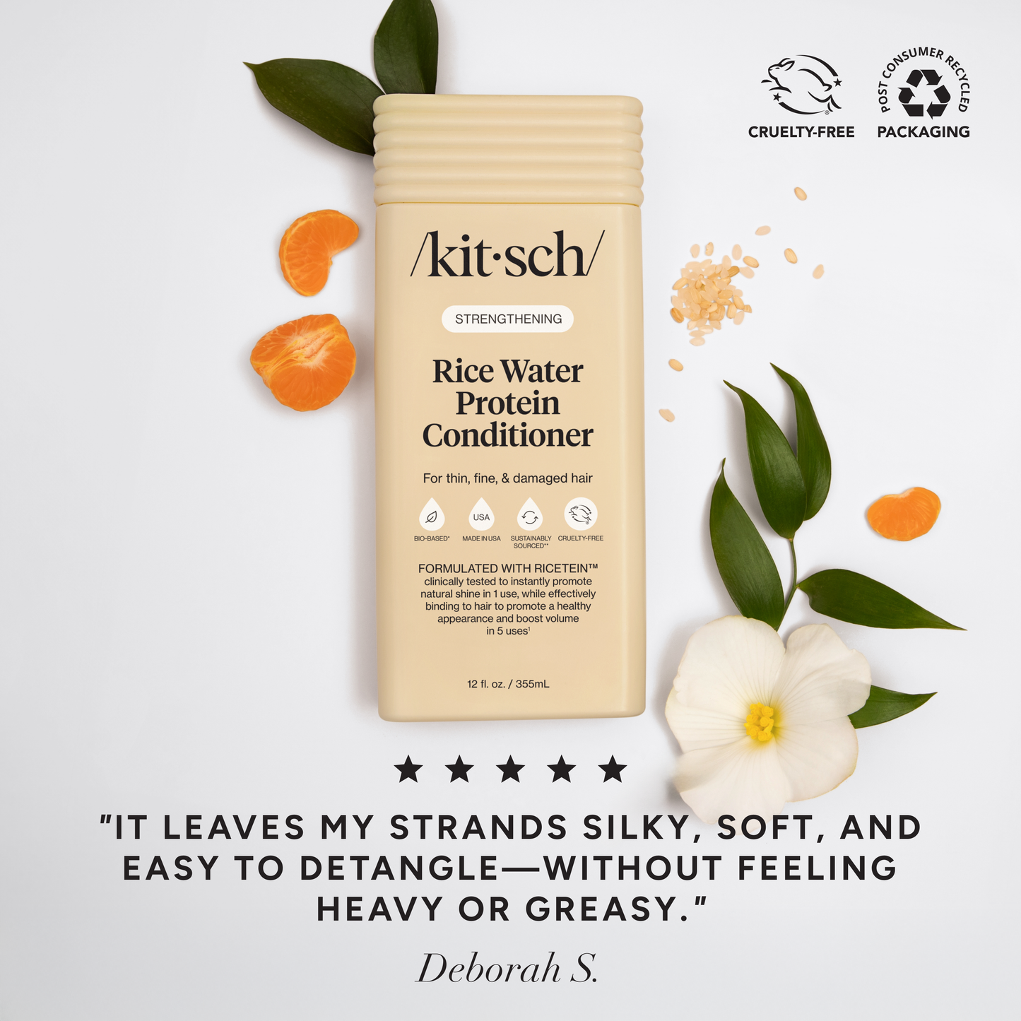 Strengthening Rice Water Shampoo & Conditioner