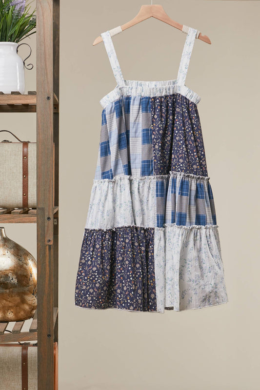 Meadow Mix Floral Tiered Dress