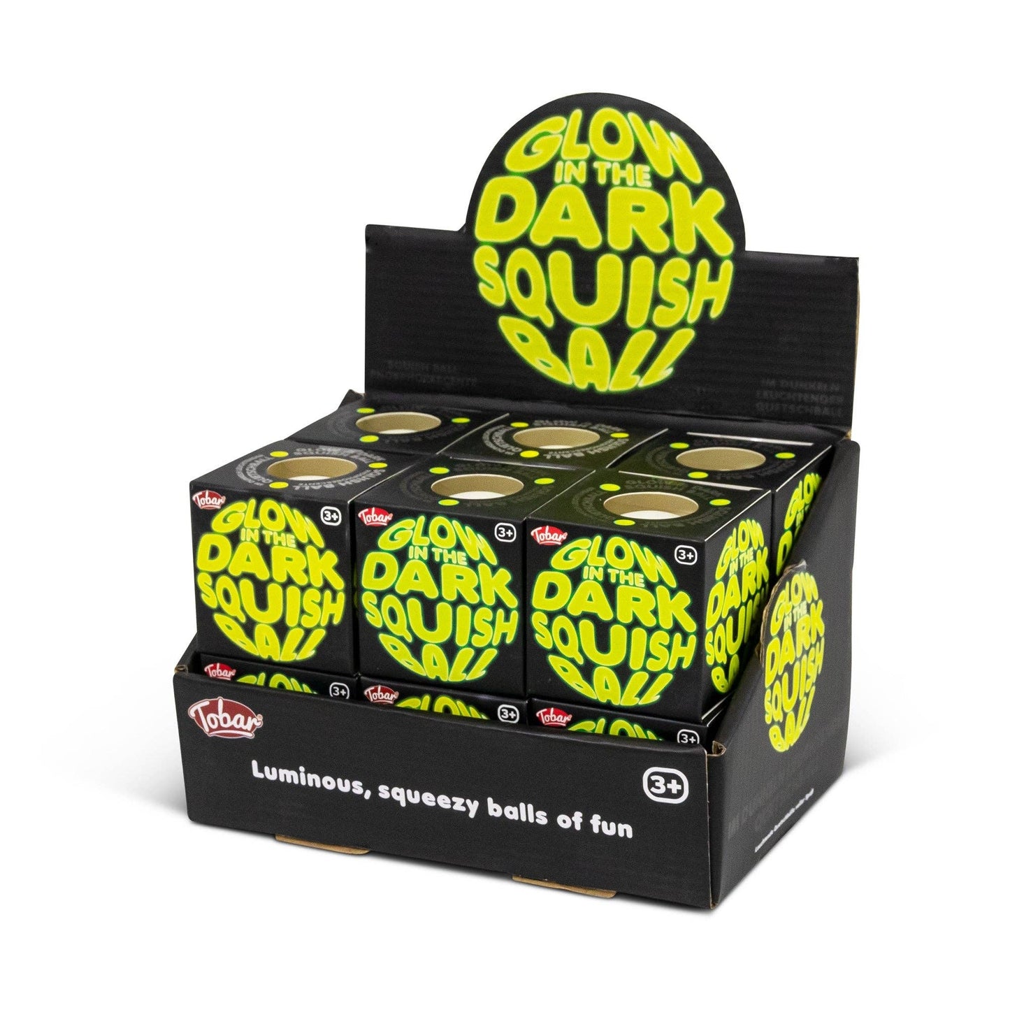 Scrunchems® Glow In The Dark Squishy Ball Fidget Toy (1pc)
