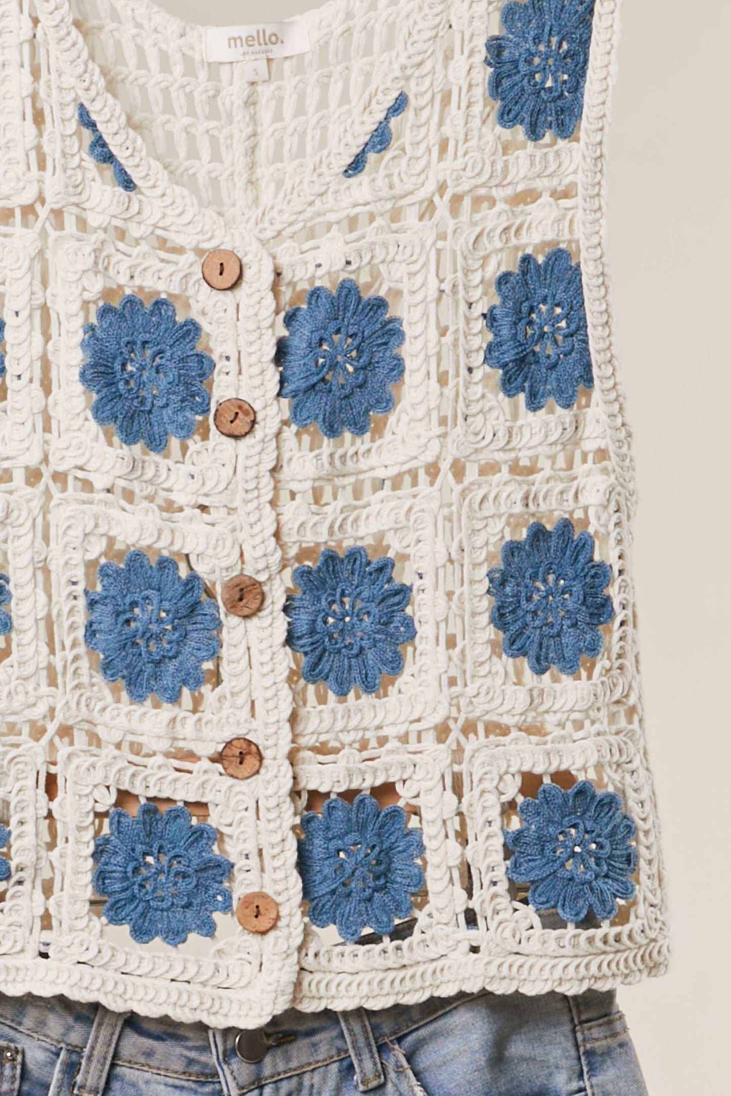 Coastal Bloom Crochet Top