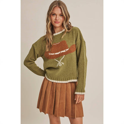Rodeo Romance Vegan Suede Pleated Mini Skirt