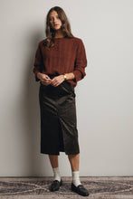 Load image into Gallery viewer, Buttoned Up &amp; Cozy Cable Knit Henley Sweater