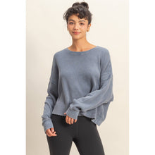 Load image into Gallery viewer, Can’t Crop the Feeling Open Back Knit Top