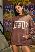 Load image into Gallery viewer, Howdy Applique Mock-Neck Sweatshirt