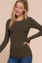 Load image into Gallery viewer, The Base Layer Long Sleeve Ribbed Top