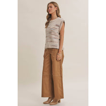 Load image into Gallery viewer, Soft Horizon Space-Dye Side Button Sweater Vest