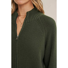 Load image into Gallery viewer, Simple Comfort 2-Way Zip Everyday Sweater Jacket With Pockets