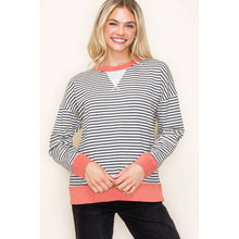 Load image into Gallery viewer, Between the Lines Crewneck Pullover