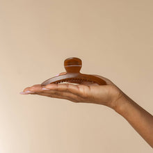 Load image into Gallery viewer, Recycled Plastic Large Arched Clip - Mocha
