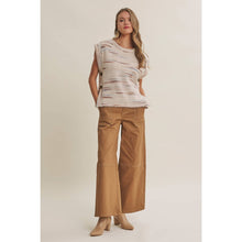 Load image into Gallery viewer, Soft Horizon Space-Dye Side Button Sweater Vest