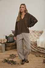 Load image into Gallery viewer, Easy Does It Split Neck Knit Top