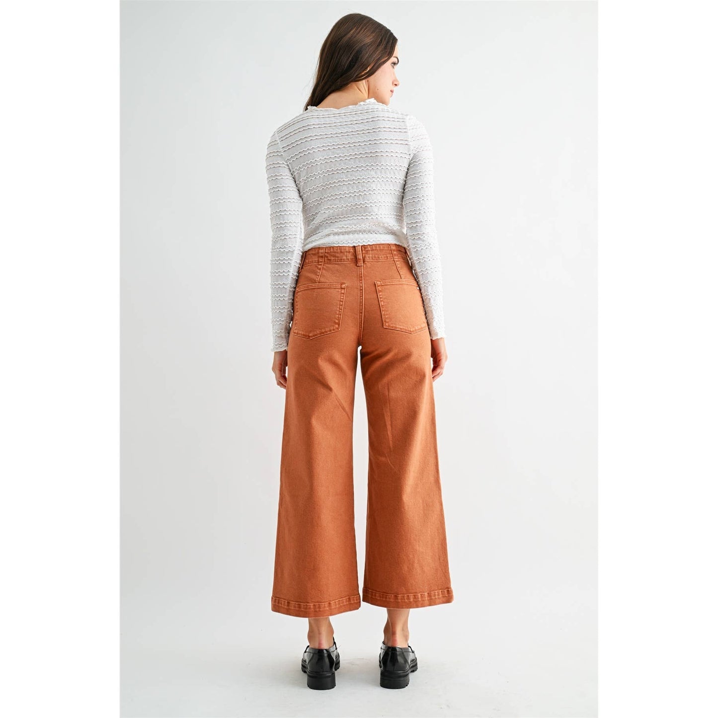 Feeling Rustic High-Rise Cropped Mica