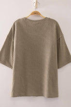 Load image into Gallery viewer, NT12901-Textured Short Sleeve Top