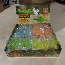 Load image into Gallery viewer, Sugar Squeeze Glitter Chunky Dinosaur