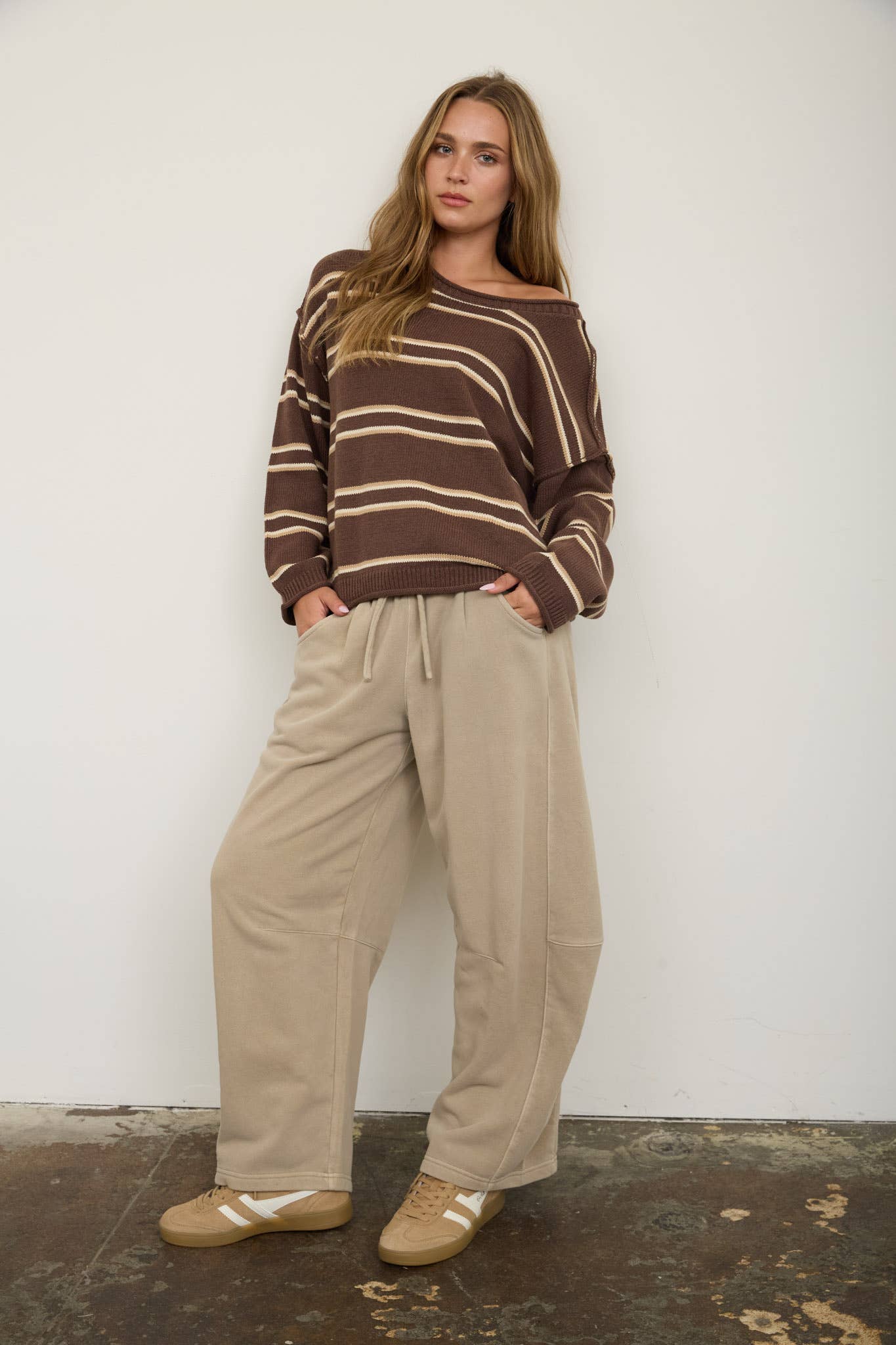 Slow Mornings Wide Leg Sweatpants