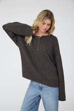 Load image into Gallery viewer, Neutral Territory Henley  Sweater