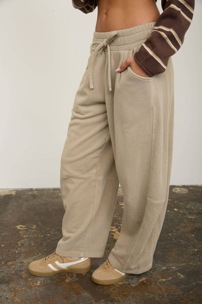 Slow Mornings Wide Leg Sweatpants