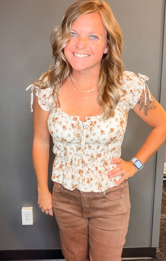 Caught My Eye Floral Top