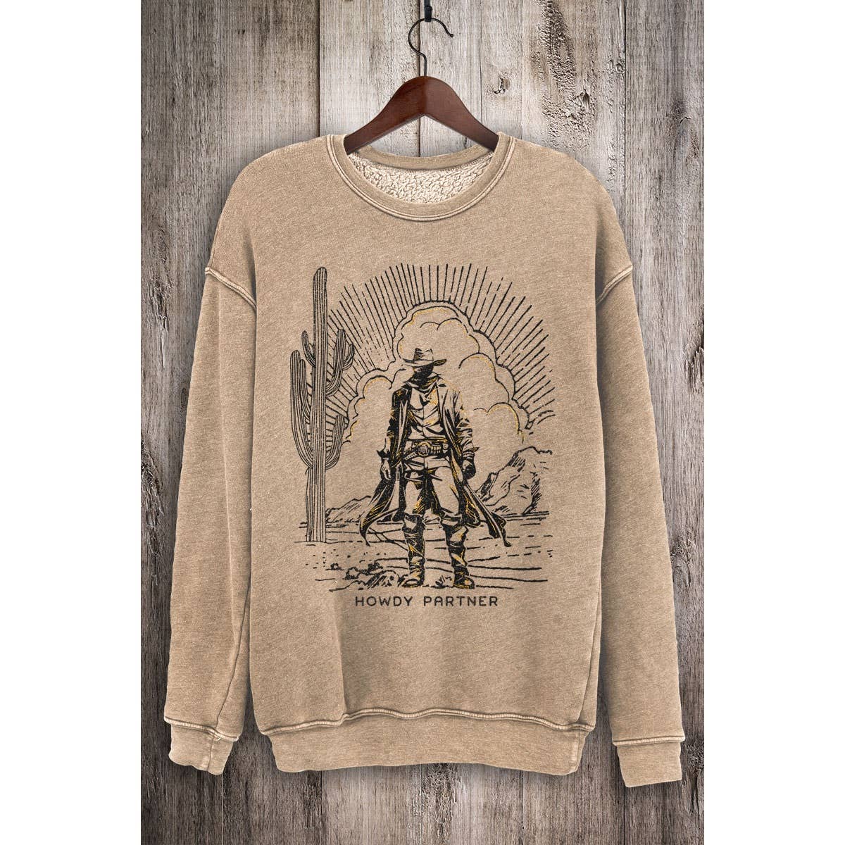 Howdy Partner Mineral Sweatshirt