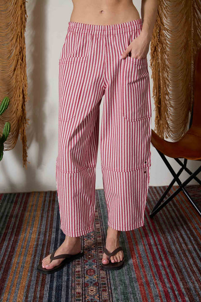 Stay Awhile Striped Wide Leg Pants