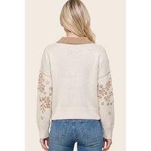 Load image into Gallery viewer, Easy to Adore Floral Jacquard Sweater Cardigan