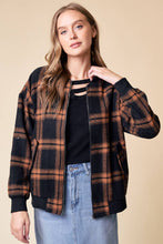 Load image into Gallery viewer, Harvest Checker Bomber Jacket